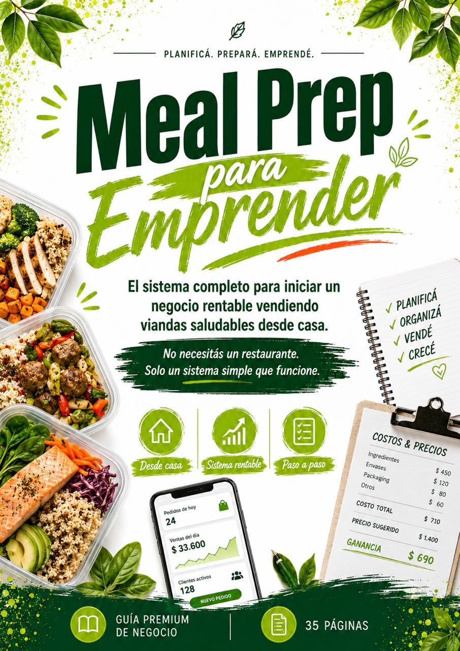 Meal Prep para Emprender