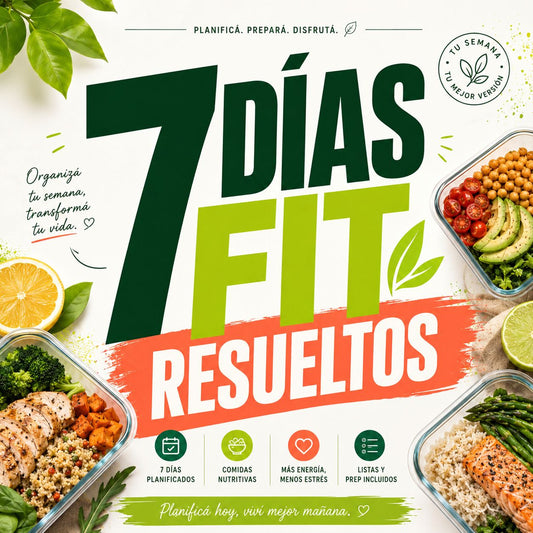 7 Días Fit Resueltos: el sistema simple para cocinar menos y comer mejor